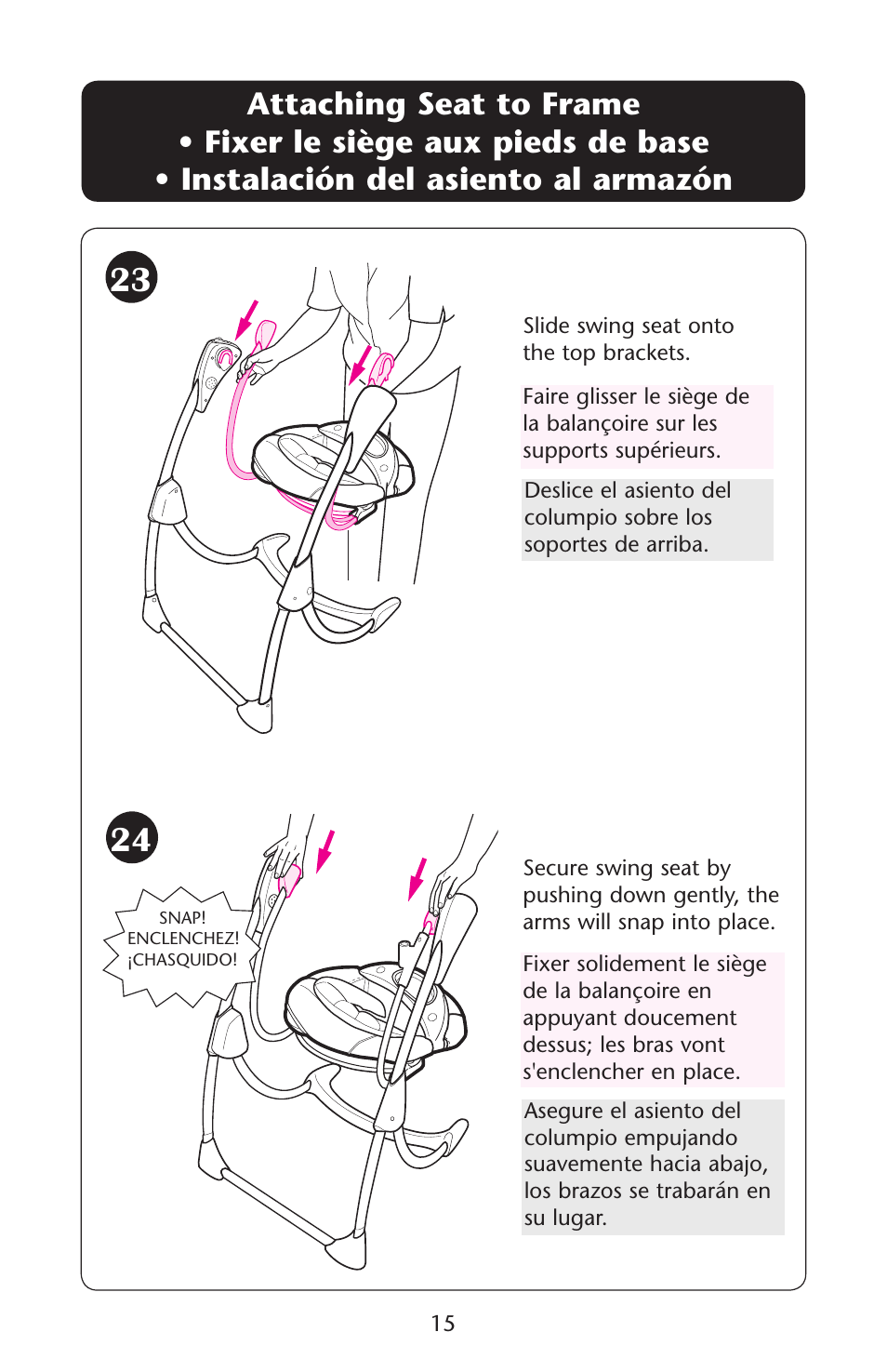 Graco 1C06WYN User Manual | Page 15 / 40