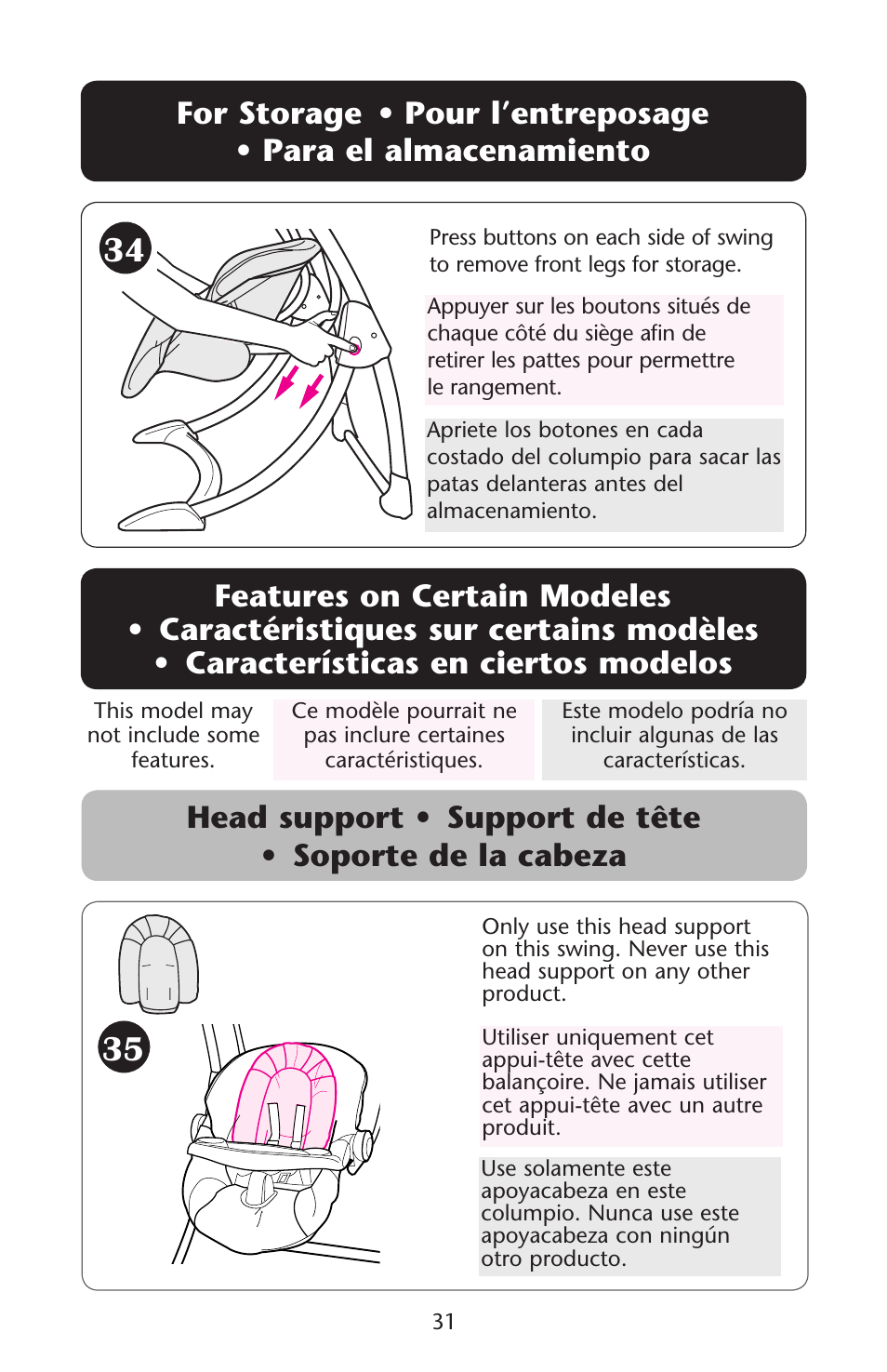 Graco 1C06WYN User Manual | Page 31 / 40