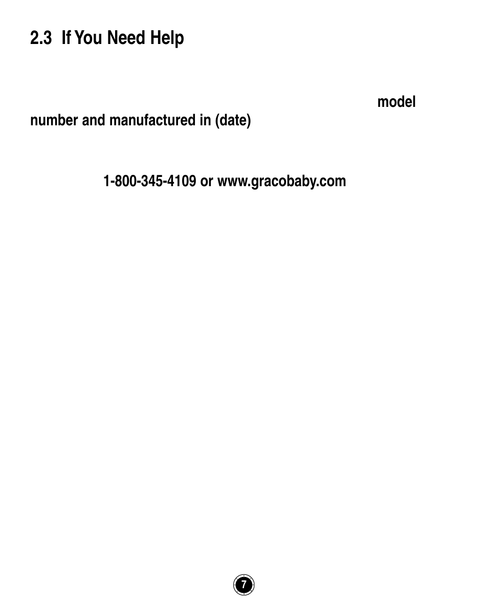 3 if you need help | Graco ISPA162AB User Manual | Page 47 / 128