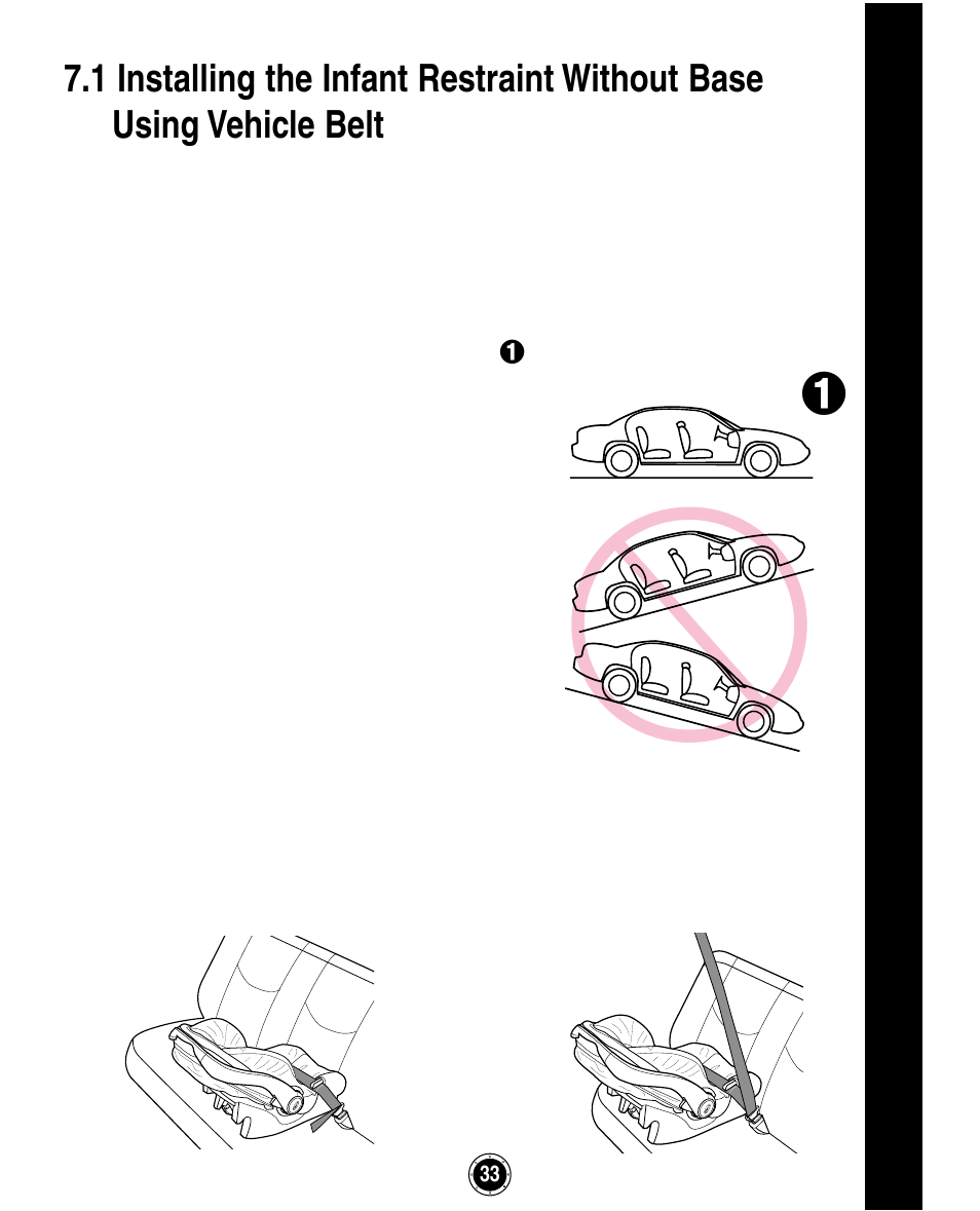 0 how to install the infant restraint/base | Graco ISPA162AB User Manual | Page 73 / 128