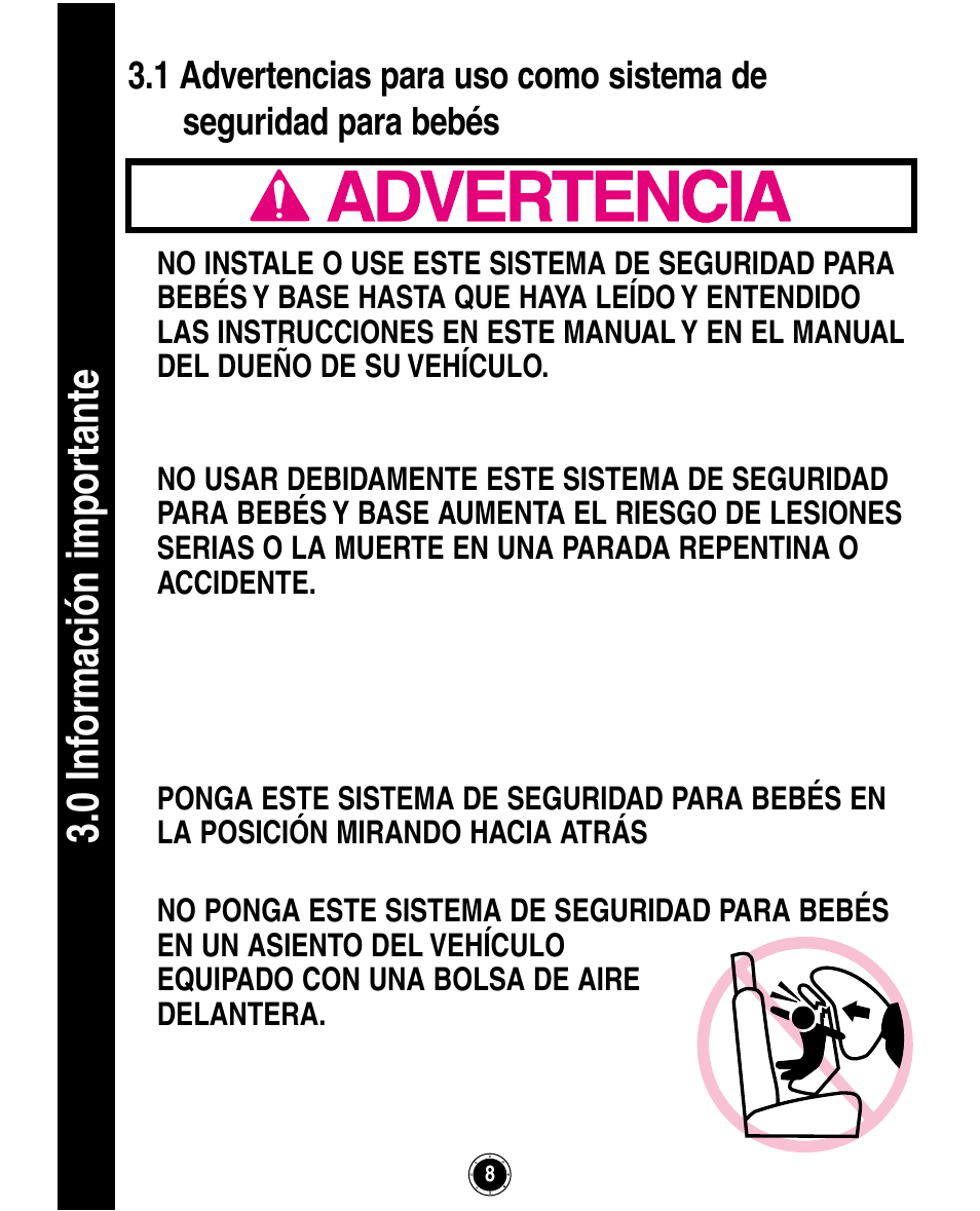 0 inf ormación impor tante | Graco ISPA162AB User Manual | Page 92 / 128