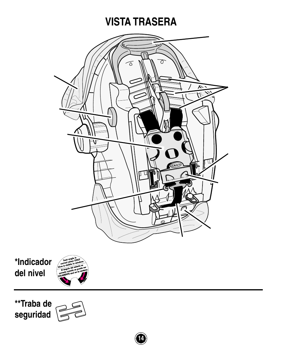 Vista trasera | Graco ISPA162AB User Manual | Page 98 / 128