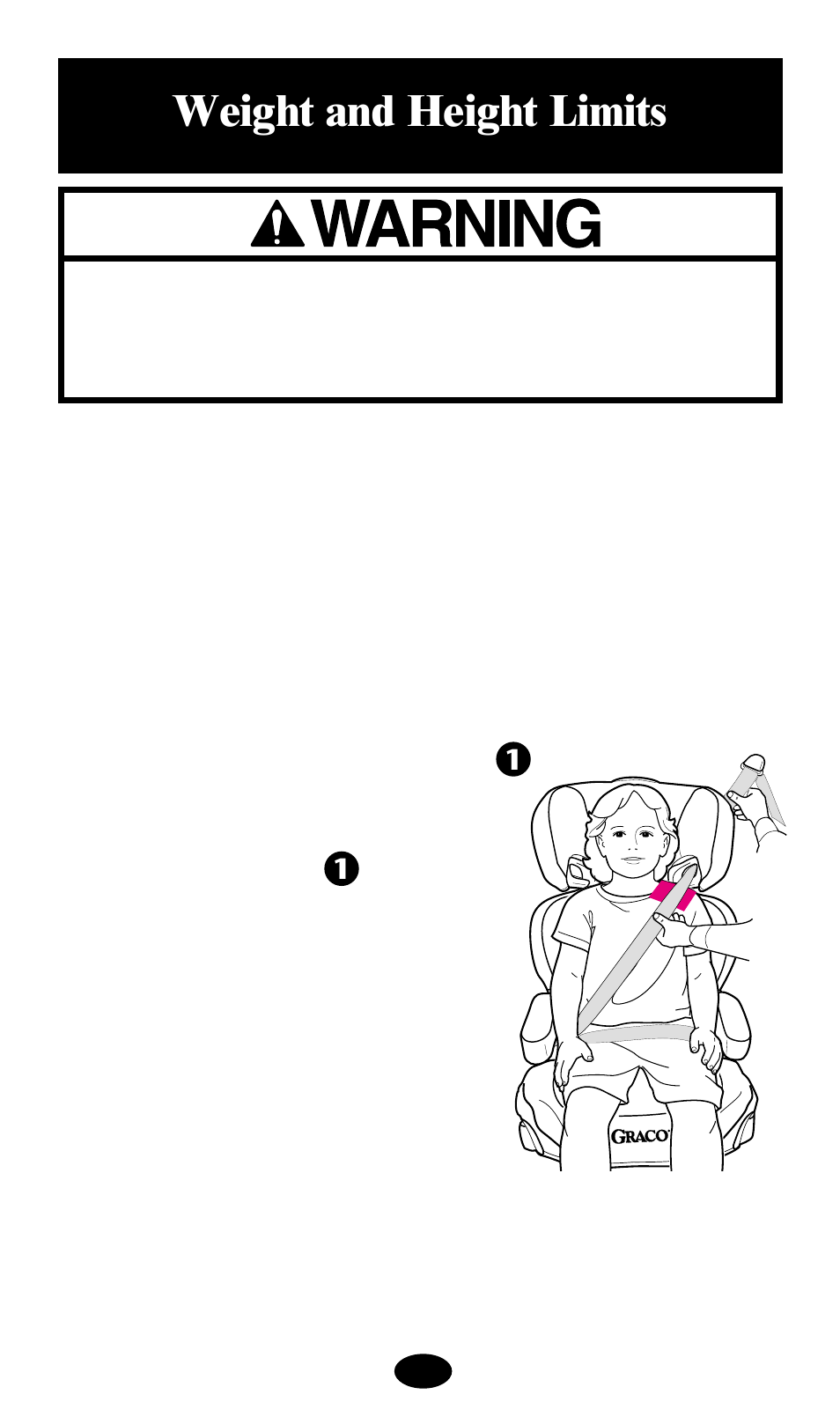 Weight and height limits | Graco deluxe series User Manual | Page 16 / 80