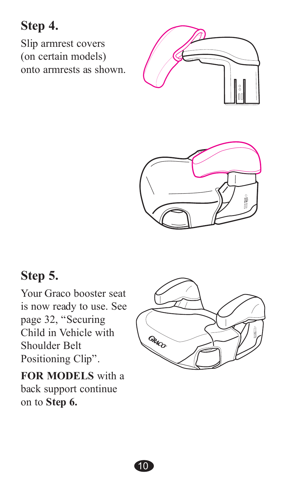 Step 4, Step 5 | Graco ISPB057BA User Manual | Page 10 / 80