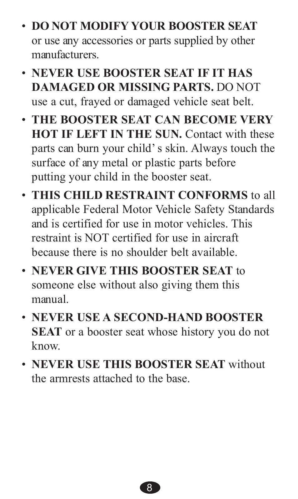 Graco ISPB057BA User Manual | Page 8 / 80