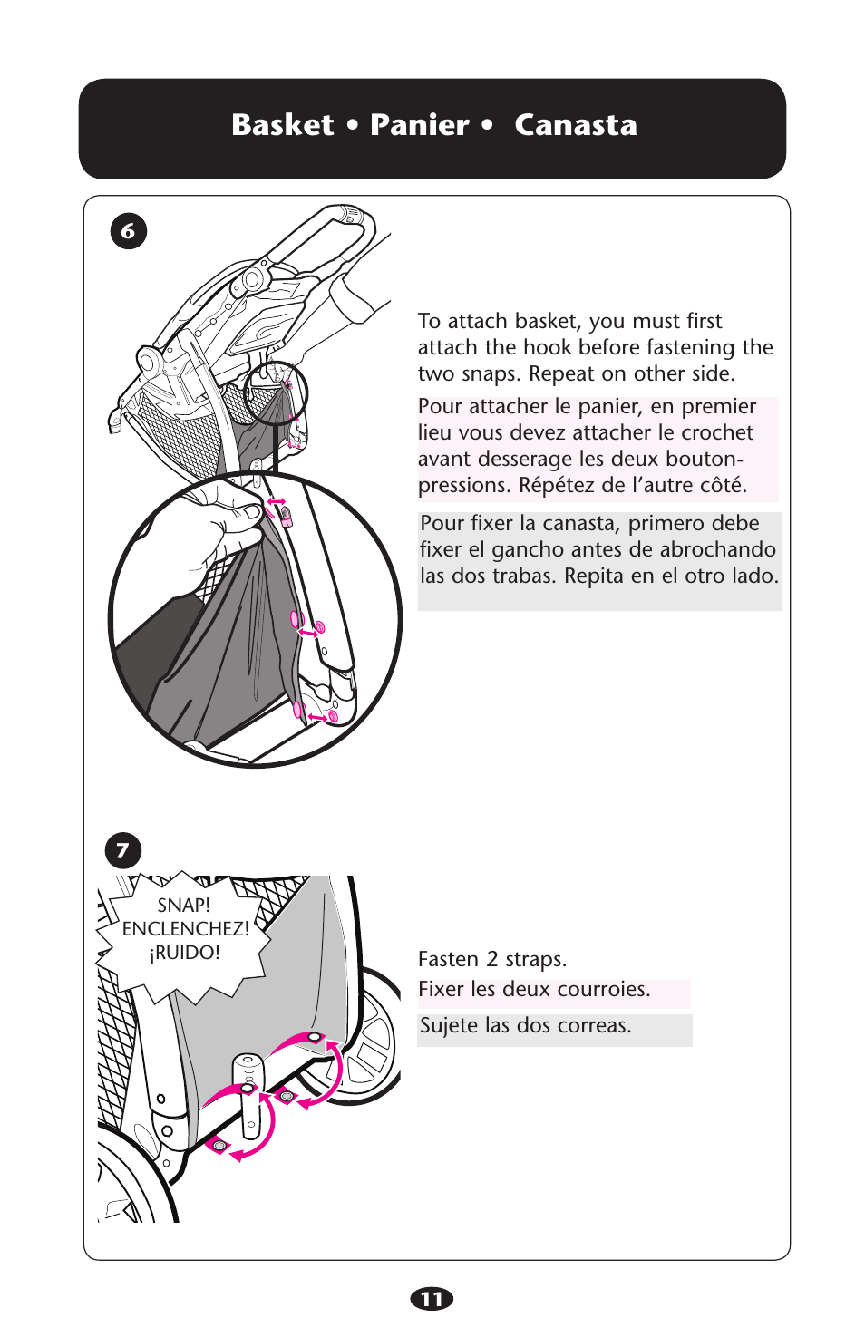 Asket | Graco Stylus PD117254A User Manual | Page 11 / 132