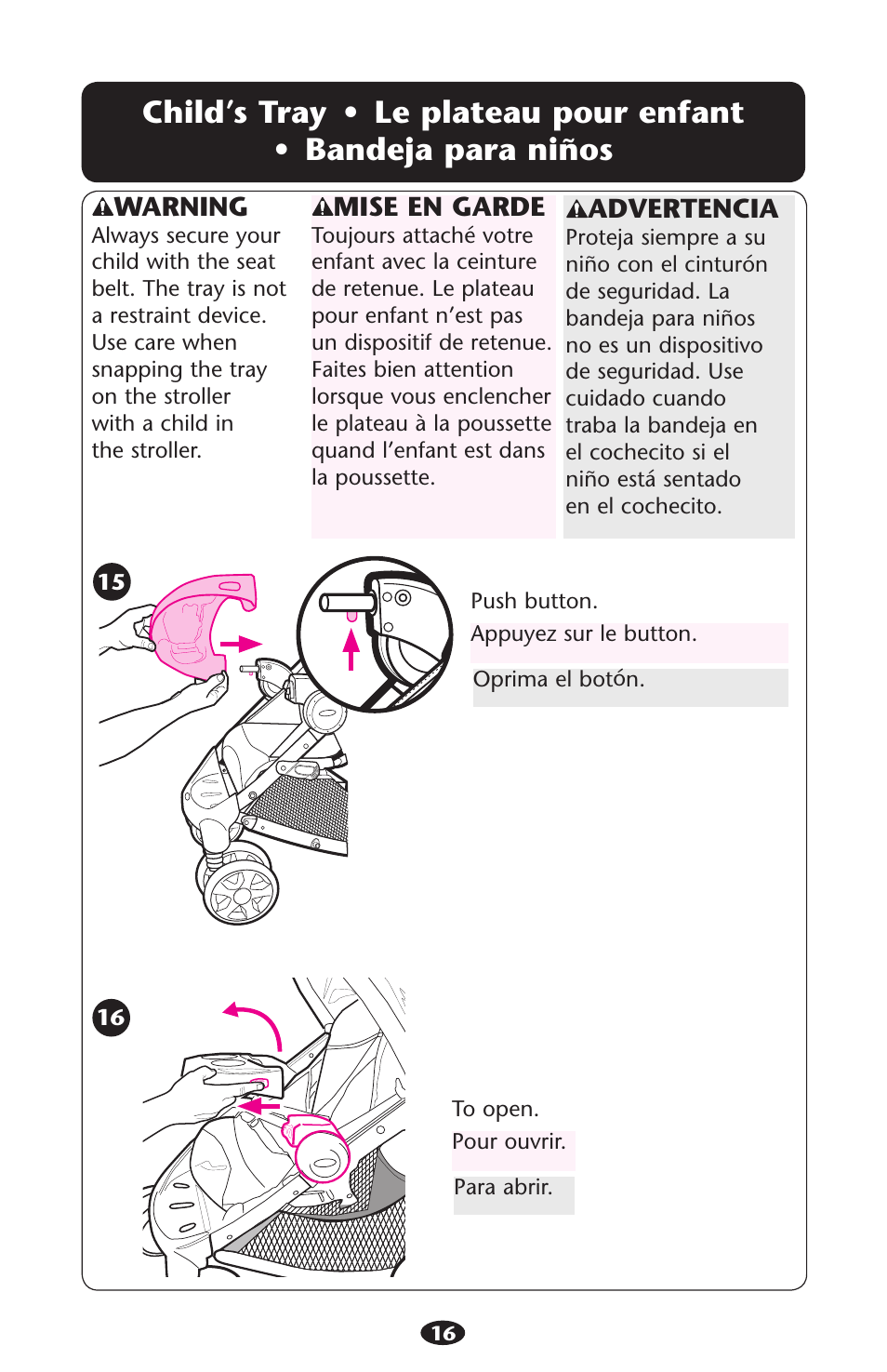Hilds s | Graco Stylus PD117254A User Manual | Page 16 / 132