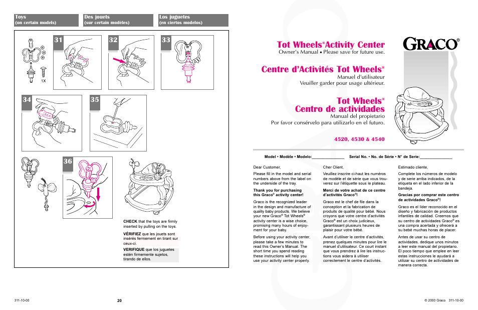 Graco 4530 User Manual | 20 pages