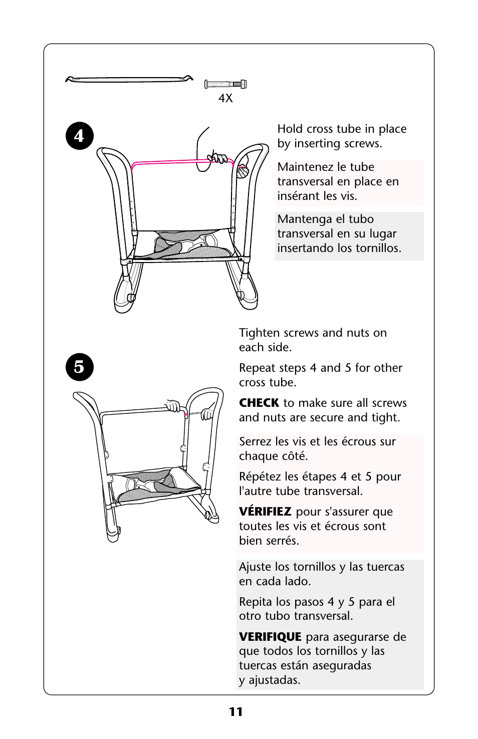 Graco Crib User Manual | Page 11 / 40