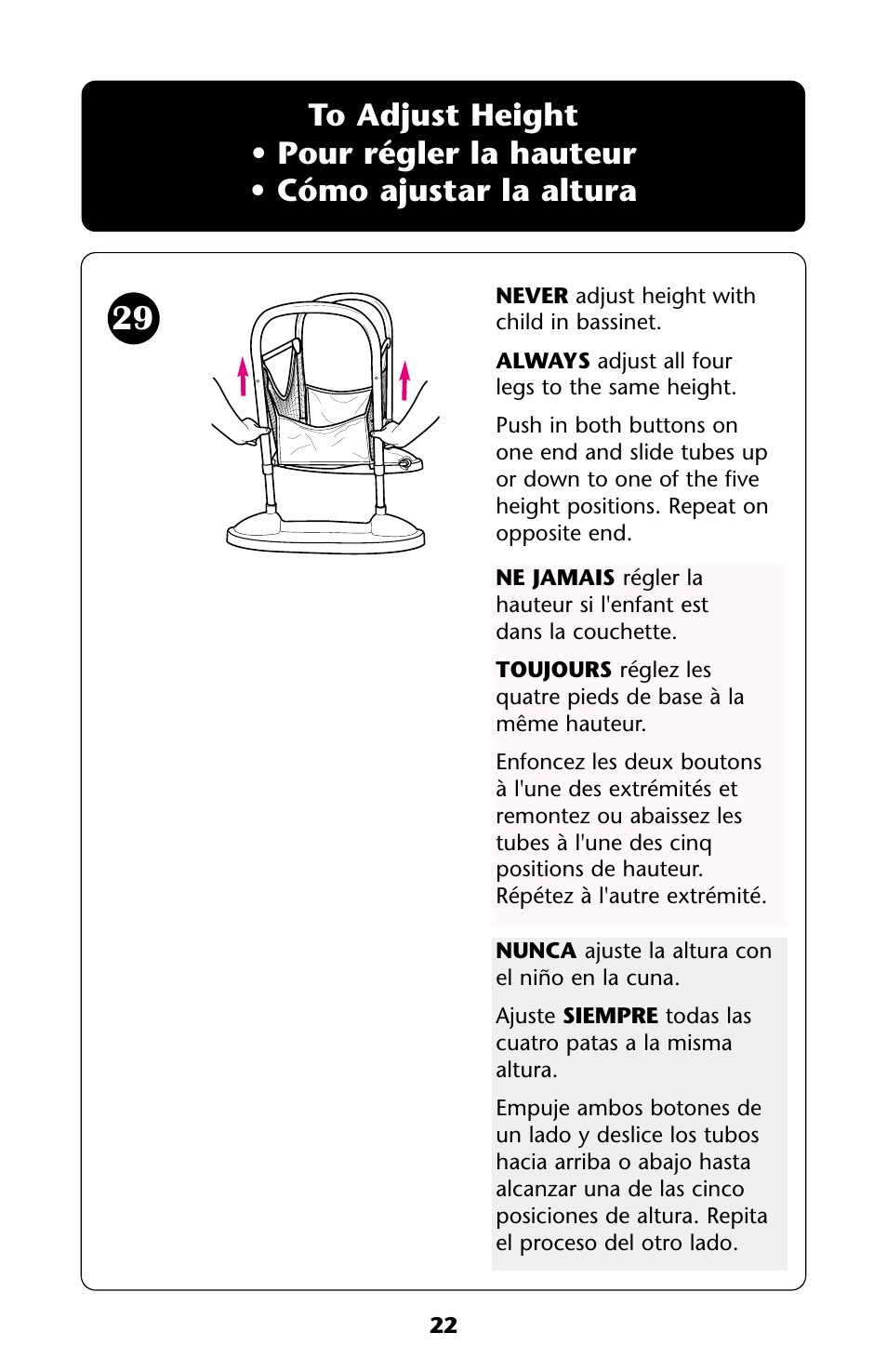 Graco Crib User Manual | Page 22 / 40