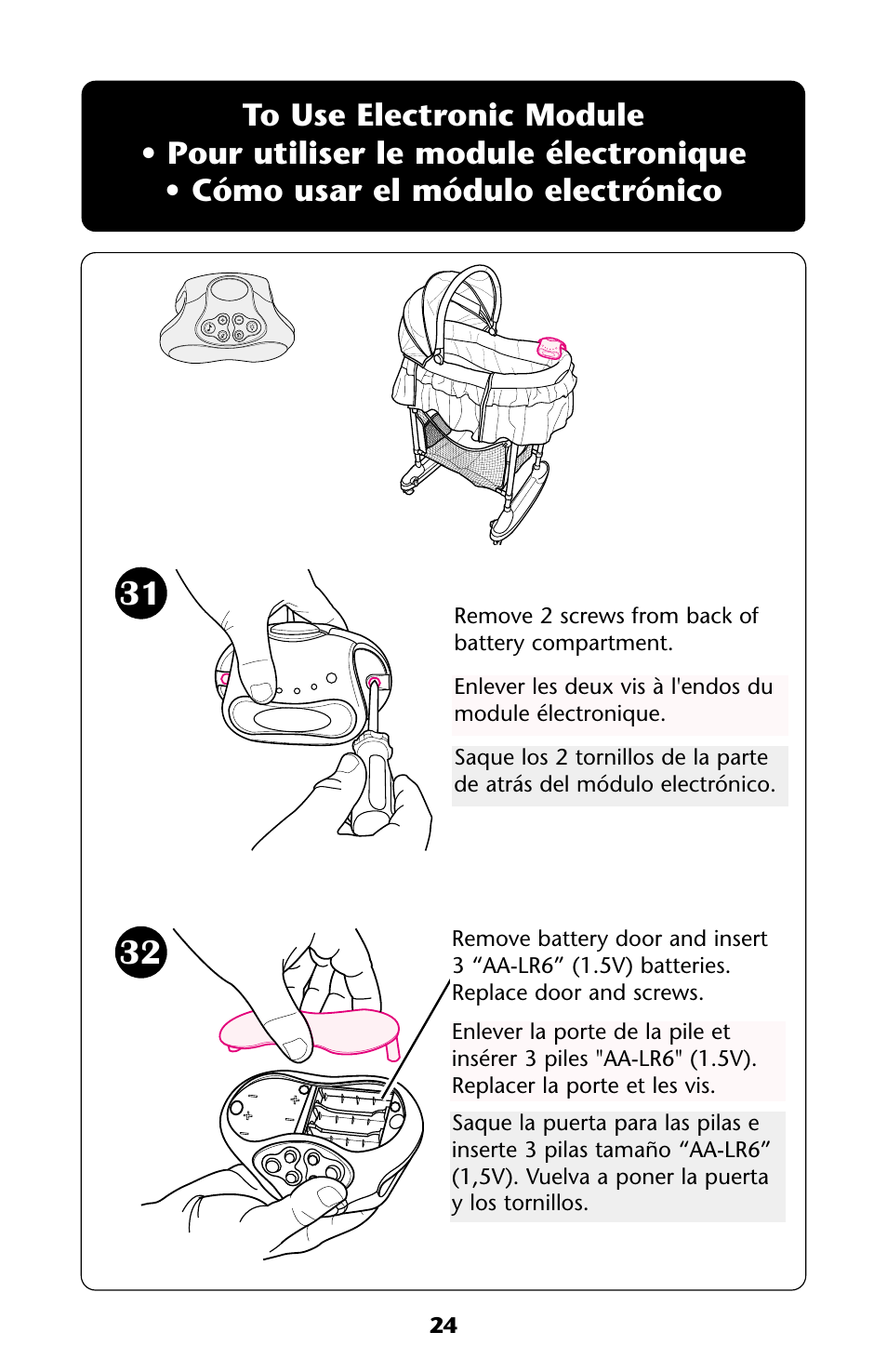 Graco Crib User Manual | Page 24 / 40