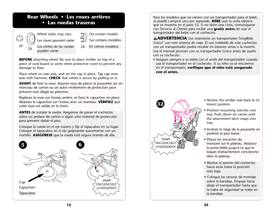 Advertencia | Graco ISPA089AD User Manual | Page 12 / 128