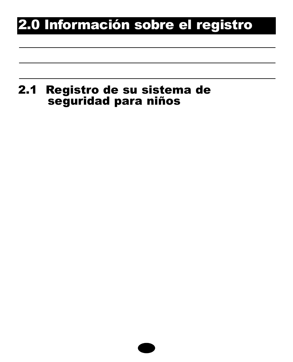 0 información sobre el registro, 1 registro de su sistema de seguridad para niños | Graco ISPA089AD User Manual | Page 87 / 128