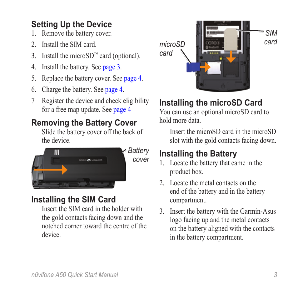 Graco NUVIFONE 50Q User Manual | Page 3 / 20
