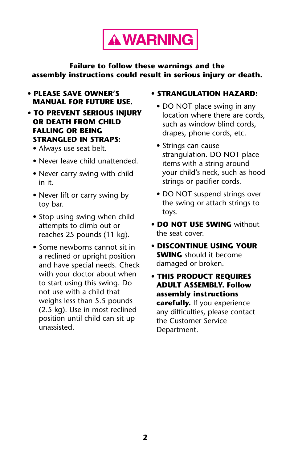 Graco ISPS013AC User Manual | Page 2 / 40