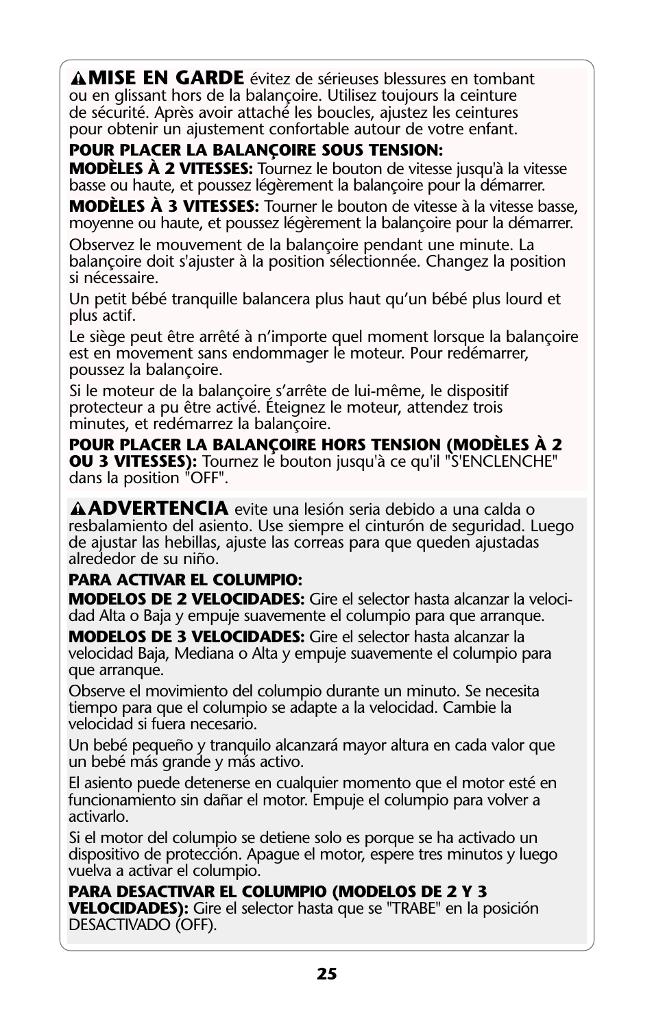 Graco ISPS013AC User Manual | Page 25 / 40