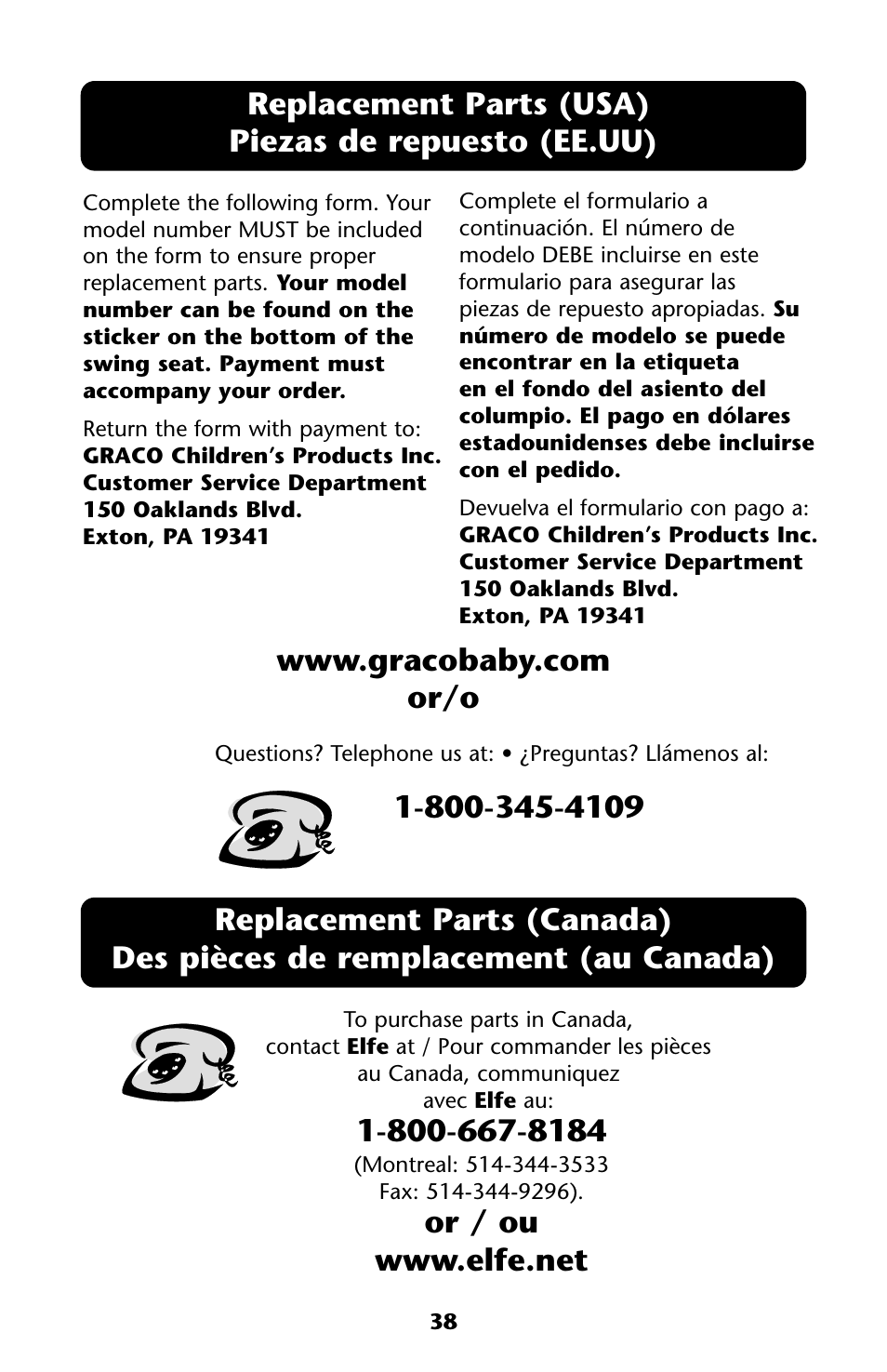 Graco ISPS013AC User Manual | Page 38 / 40