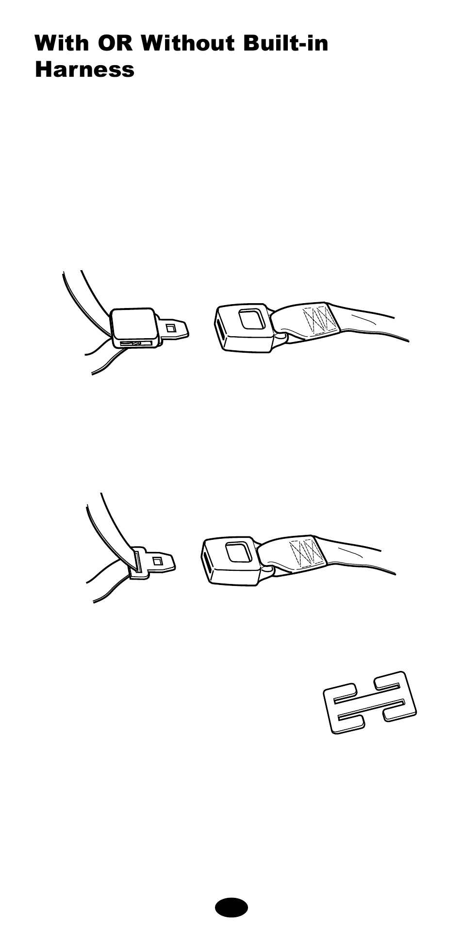 With or without built-in harness | Graco Car Seat/Booster User Manual | Page 15 / 76