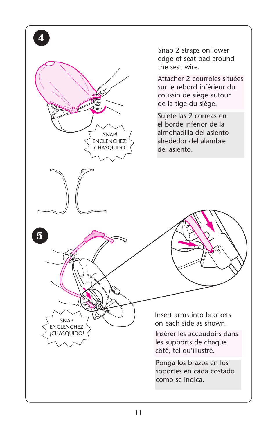 Graco Lovin' Hug 1757814 User Manual | Page 11 / 48