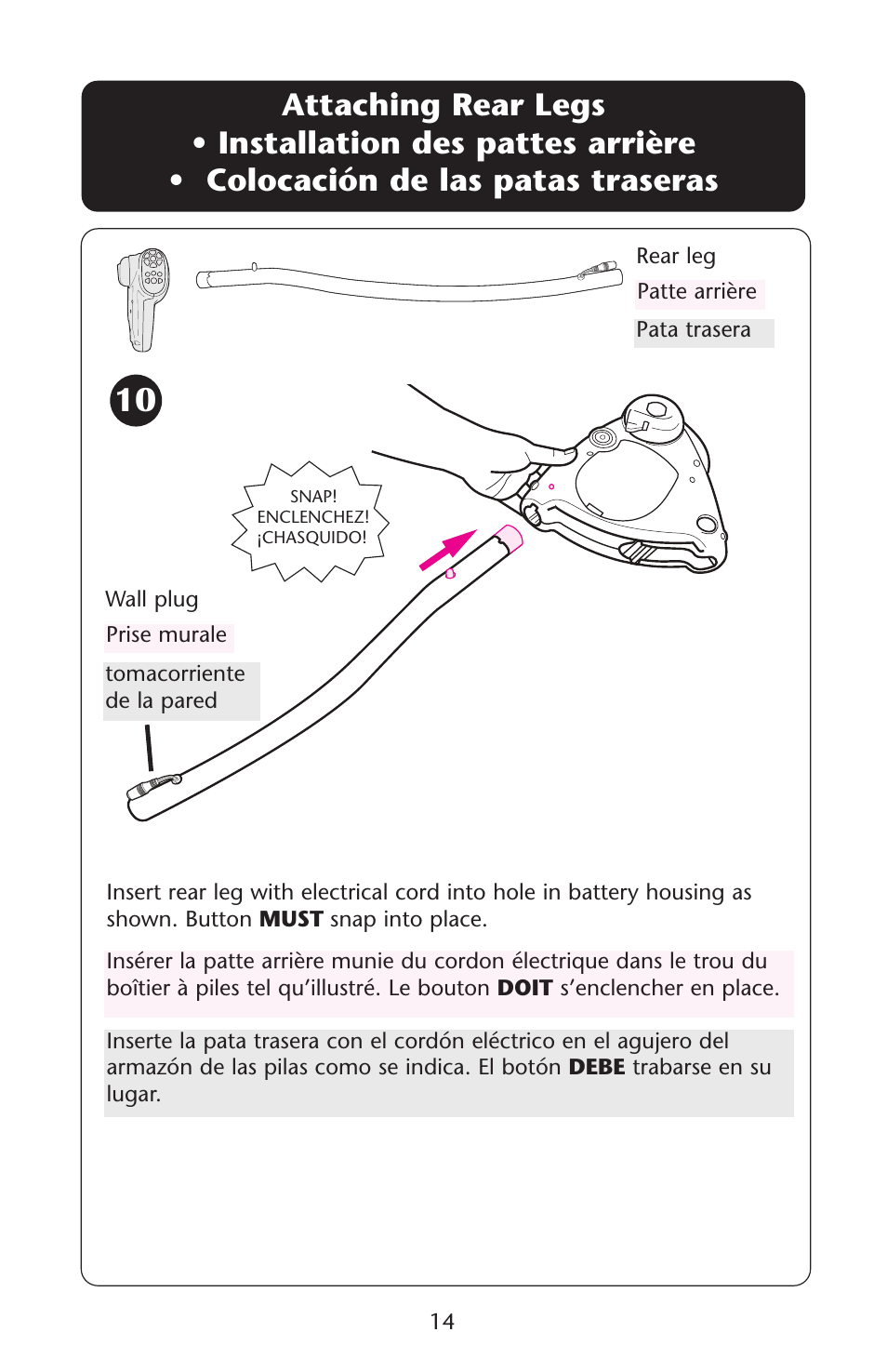 Graco Lovin' Hug 1757814 User Manual | Page 14 / 48