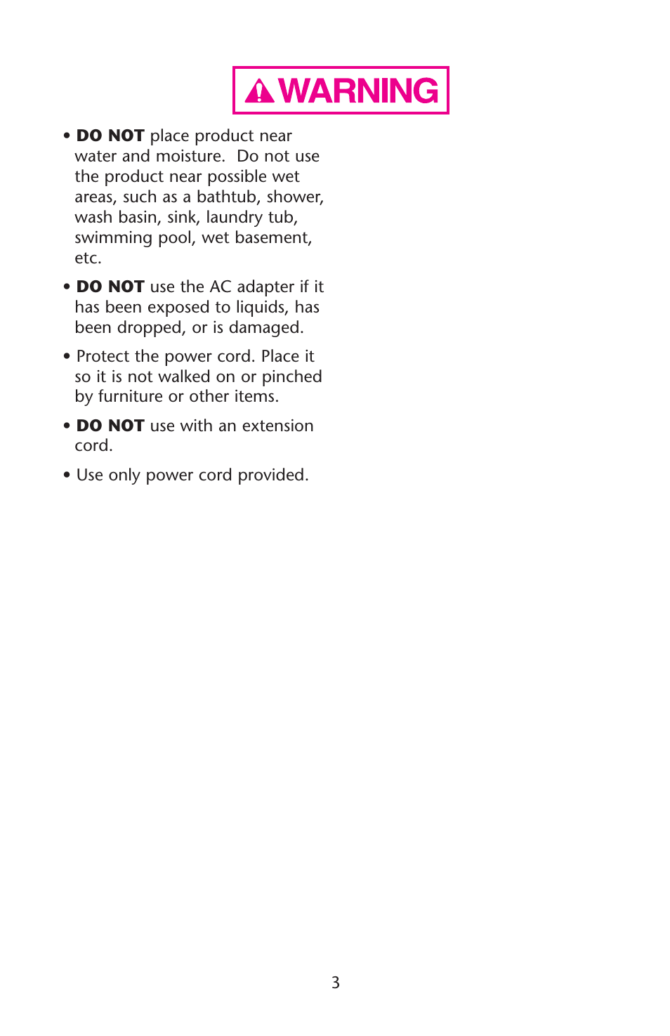 Graco Lovin' Hug 1757814 User Manual | Page 3 / 48