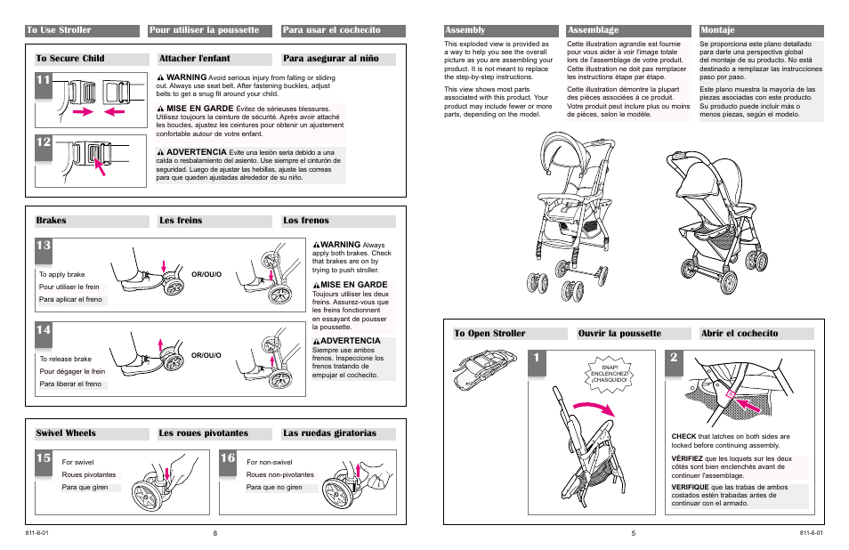 Graco 6474 User Manual | Page 8 / 11