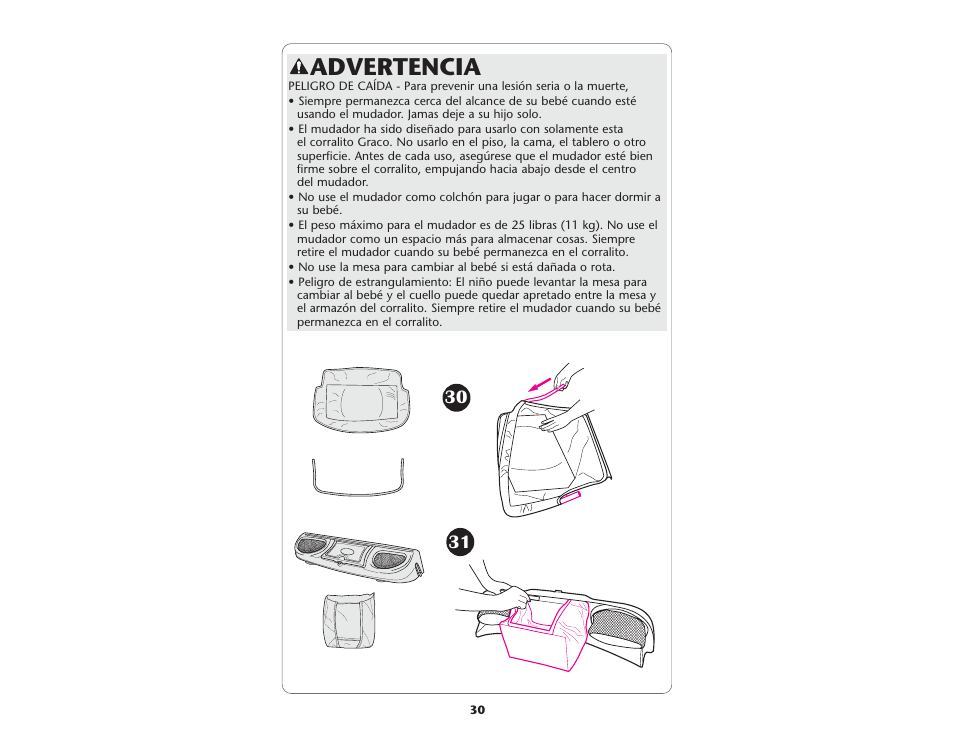 Advertencia | Graco ISPP046AF User Manual | Page 30 / 42