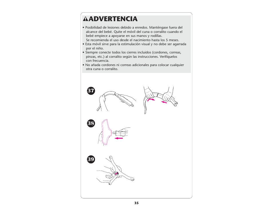 Advertencia | Graco ISPP046AF User Manual | Page 35 / 42