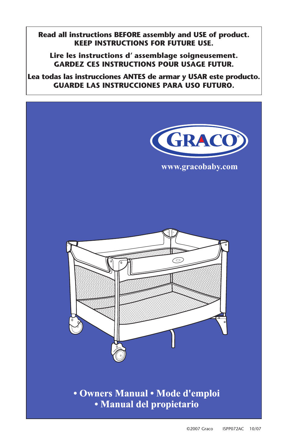 Graco ISPP072AC User Manual | 28 pages