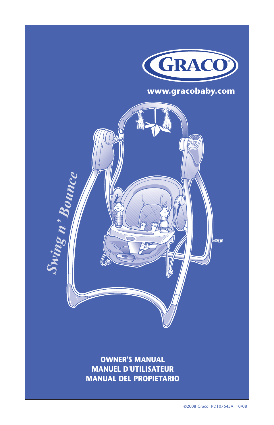 Graco Swing n' Bounce User Manual | 52 pages