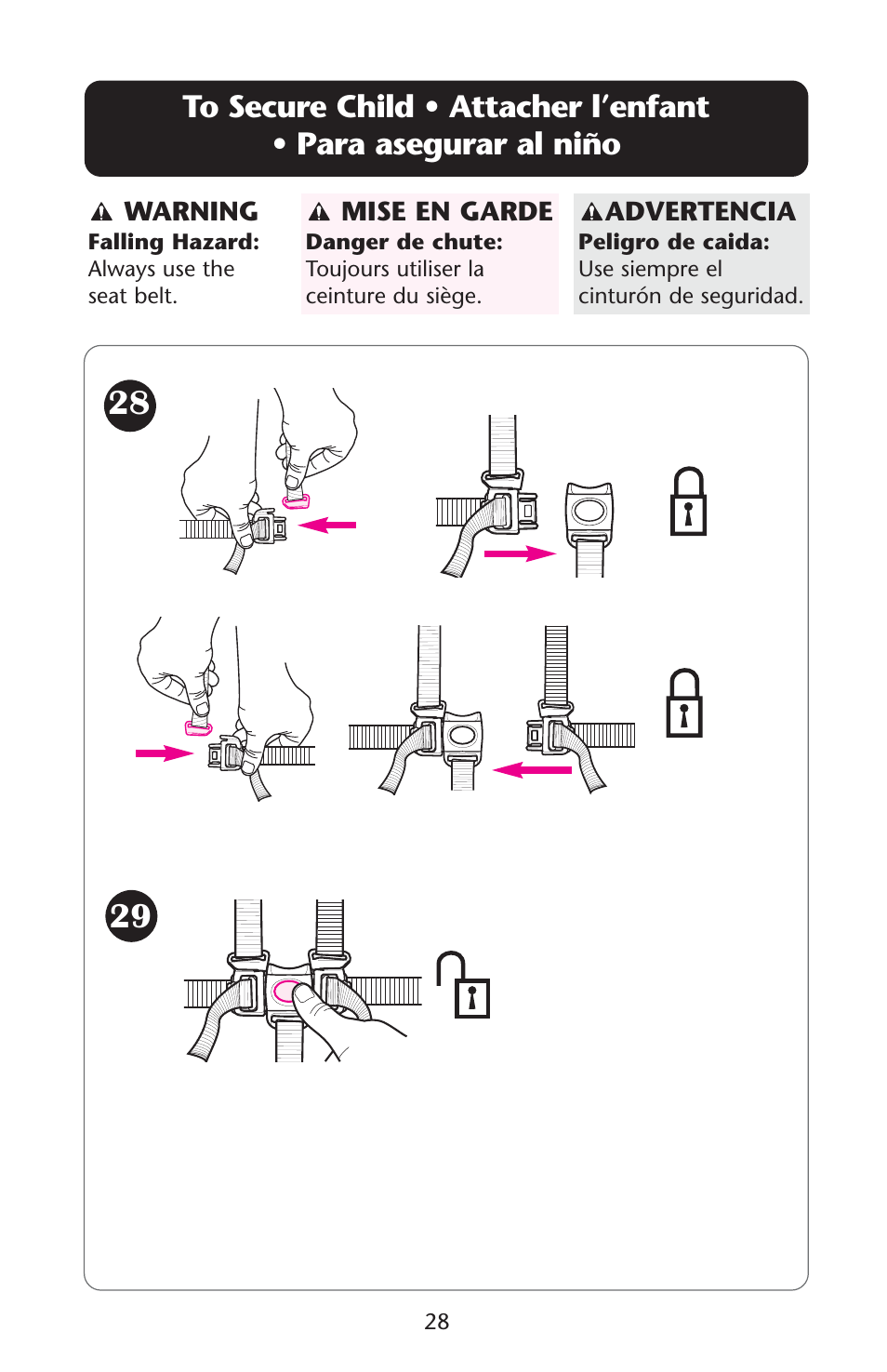 Graco Swing n' Bounce User Manual | Page 28 / 52