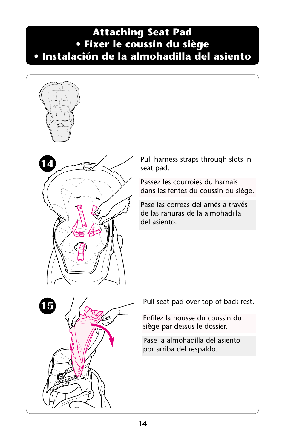 Graco HARMONY ISPH009AA User Manual | Page 14 / 32