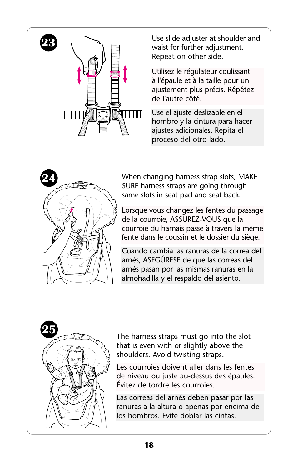 Graco HARMONY ISPH009AA User Manual | Page 18 / 32