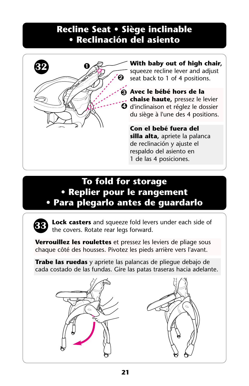 Graco HARMONY ISPH009AA User Manual | Page 21 / 32