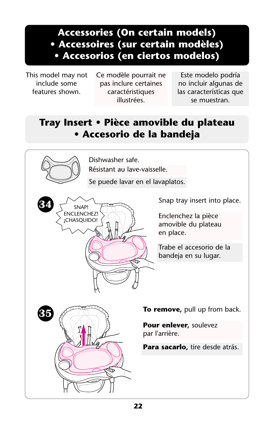 Graco HARMONY ISPH009AA User Manual | Page 22 / 32