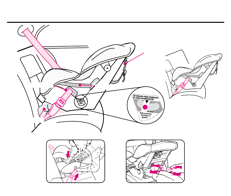 Rear-facing installation with vehicle seat belts, Continued) | Graco COMFORTSPORT ISPC054BA User Manual | Page 15 / 84