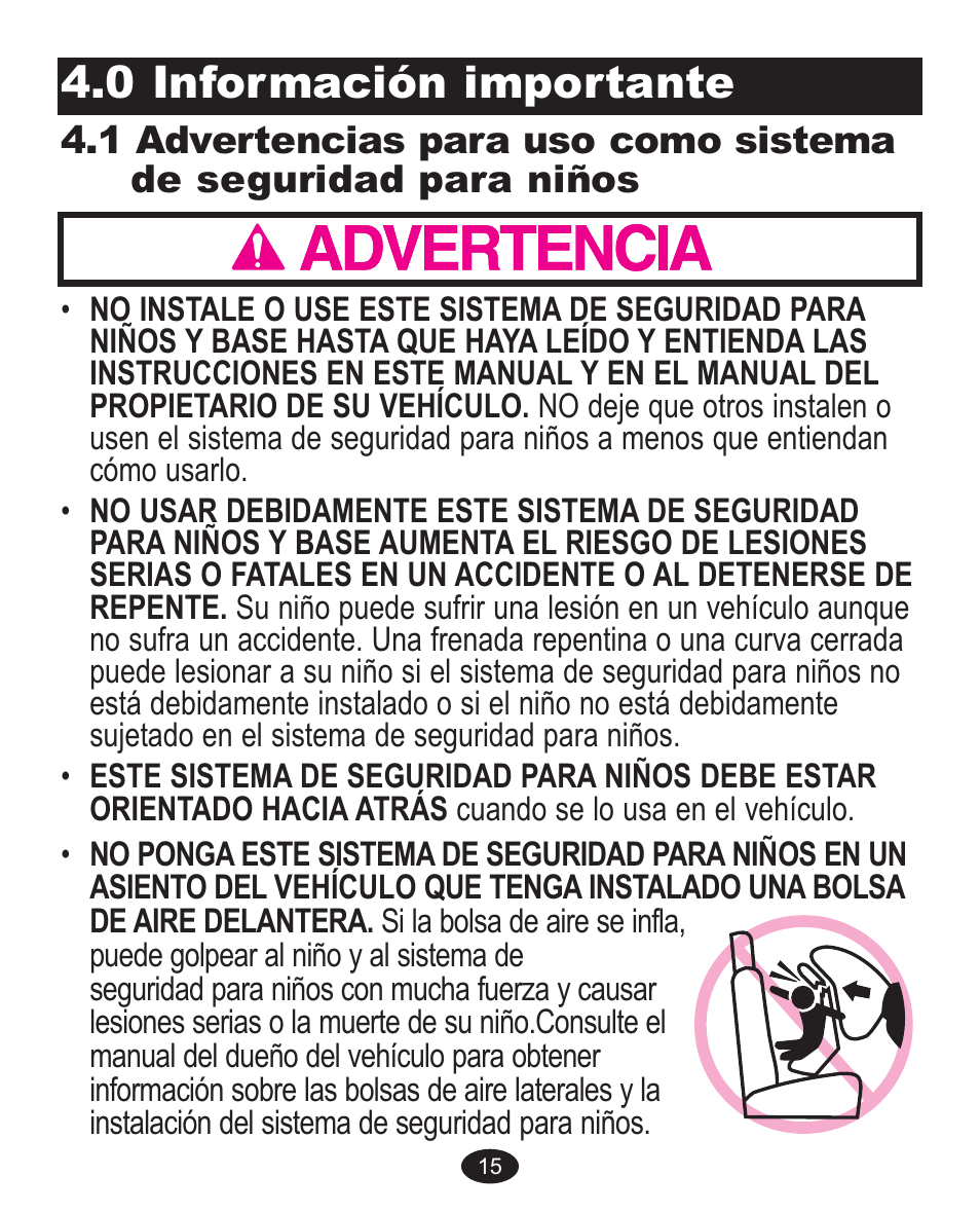 0 información importante | Graco 1760818 User Manual | Page 87 / 112