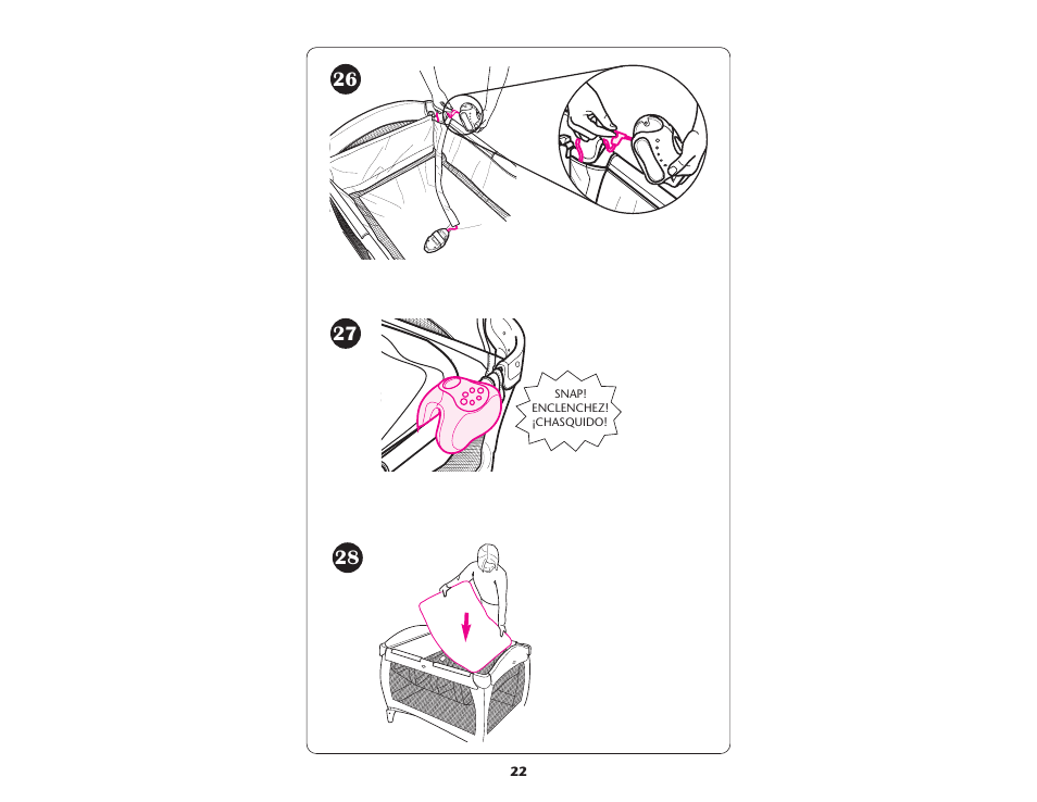 Graco Pack 'n Play 9955SML User Manual | Page 22 / 40