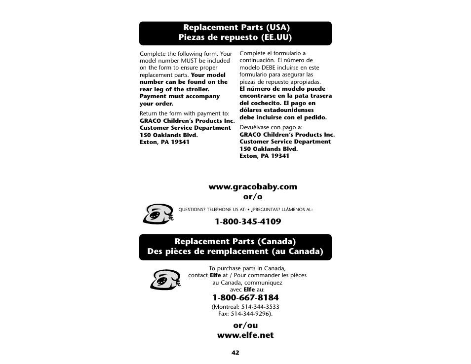 Graco ISPA109AB User Manual | Page 42 / 44