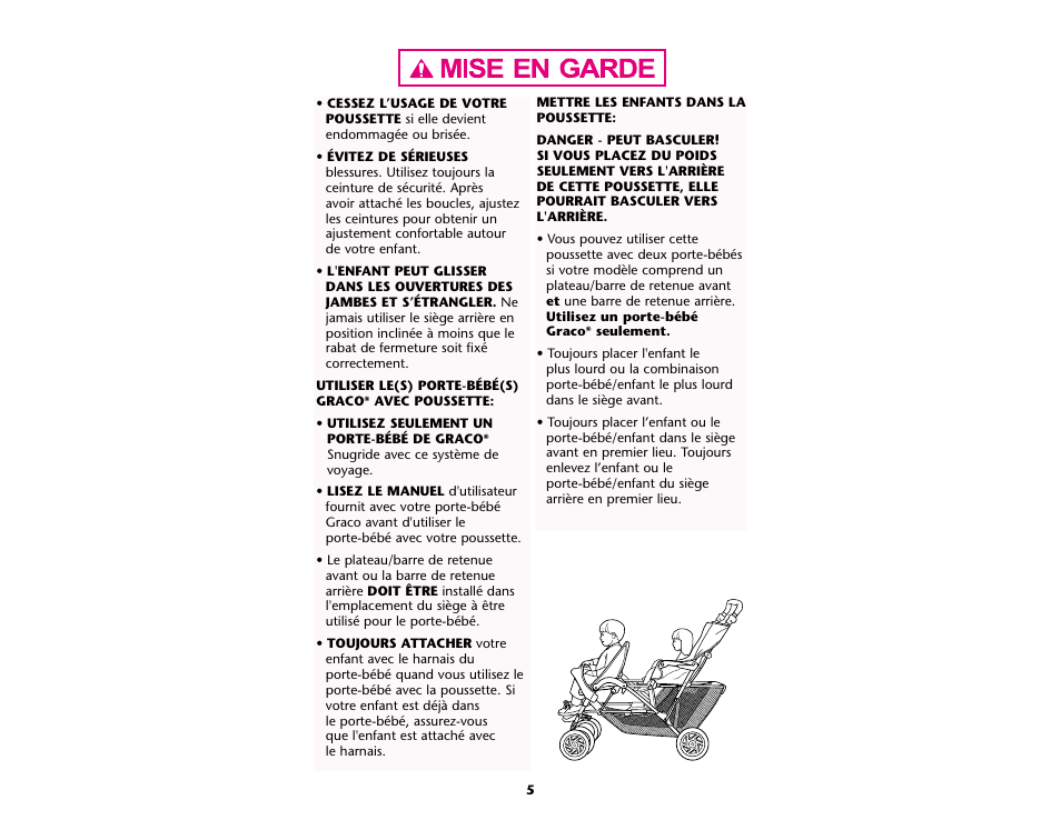 Graco ISPA109AB User Manual | Page 5 / 44