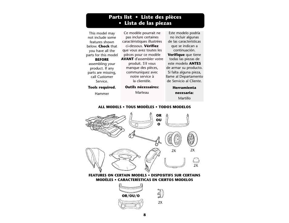 Graco ISPA109AB User Manual | Page 8 / 44