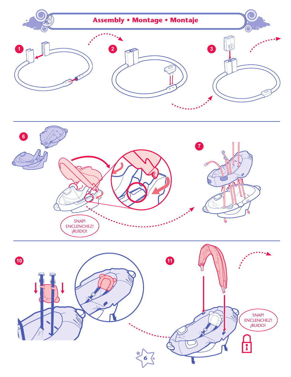 Assembly • montage • montaje | Graco ISPS057AC User Manual | Page 6 / 20