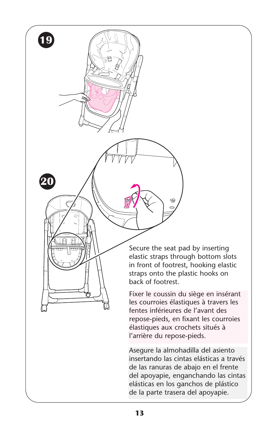 Graco Meal Time ISPH016AD User Manual | Page 13 / 28