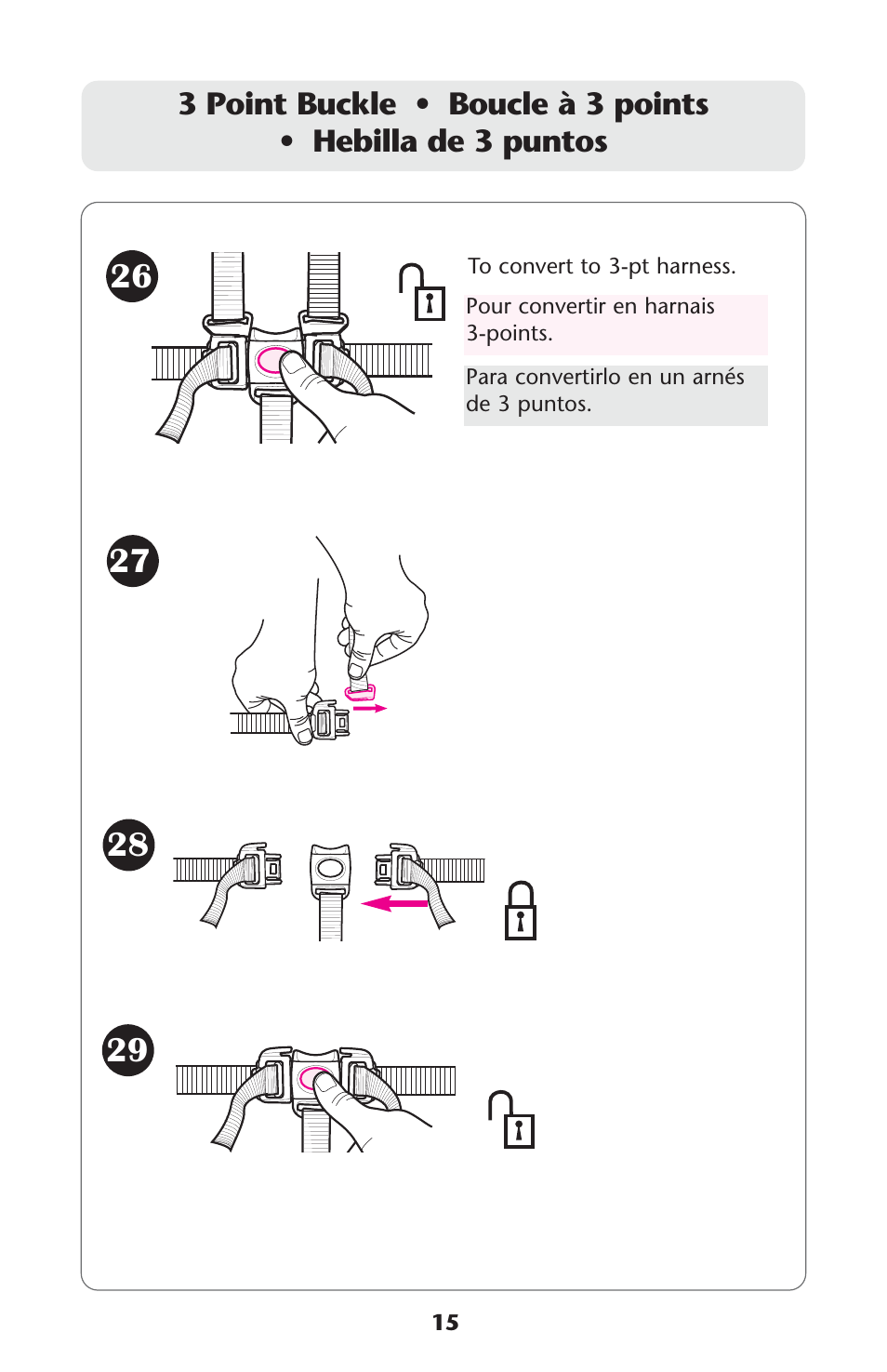 Graco Meal Time ISPH016AD User Manual | Page 15 / 28