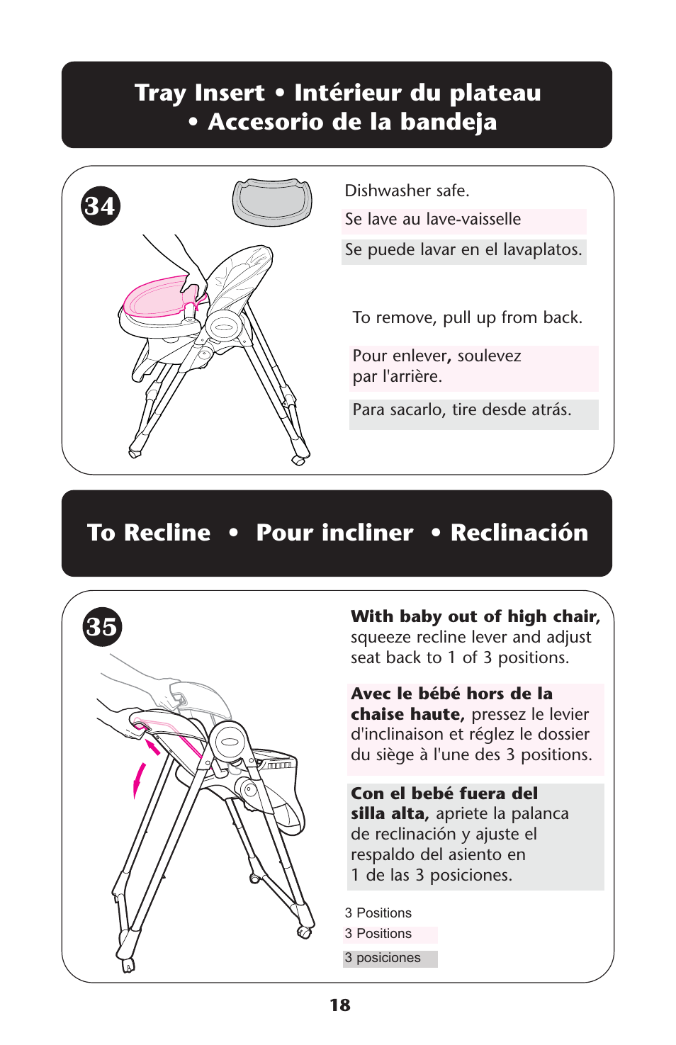 Graco Meal Time ISPH016AD User Manual | Page 18 / 28