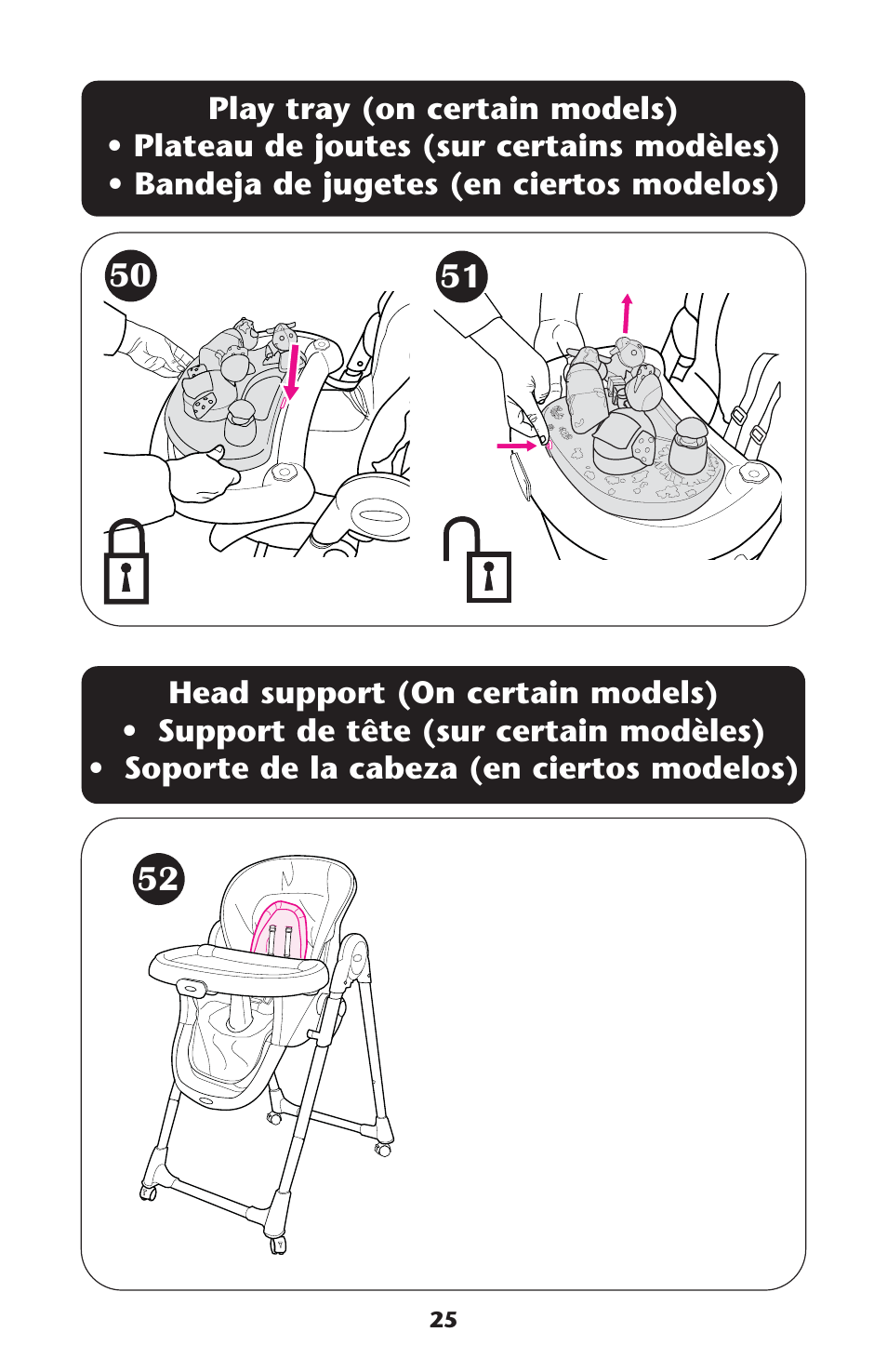 Graco Meal Time ISPH016AD User Manual | Page 25 / 28