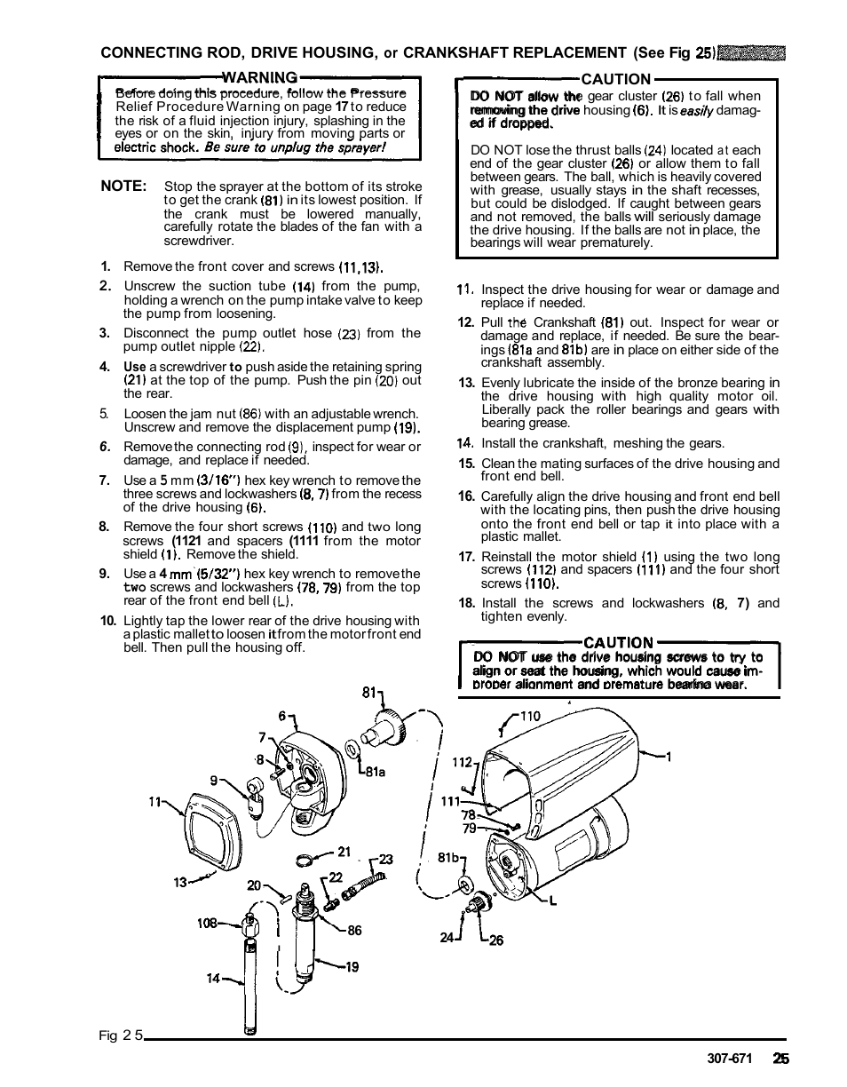 Replacement | Graco ULTRA AIRLESS 230-963 User Manual | Page 26 / 37