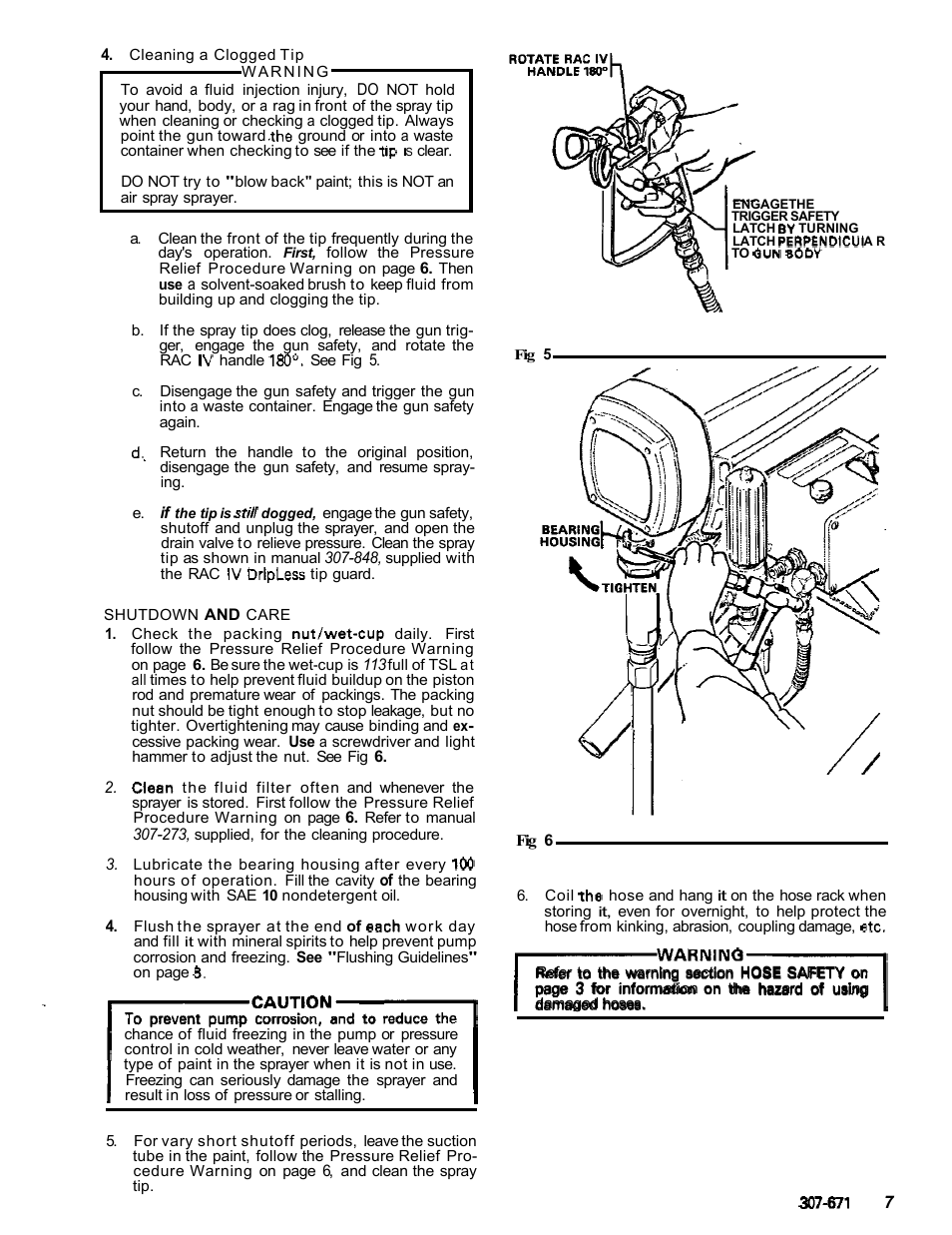 Care | Graco ULTRA AIRLESS 230-963 User Manual | Page 8 / 37