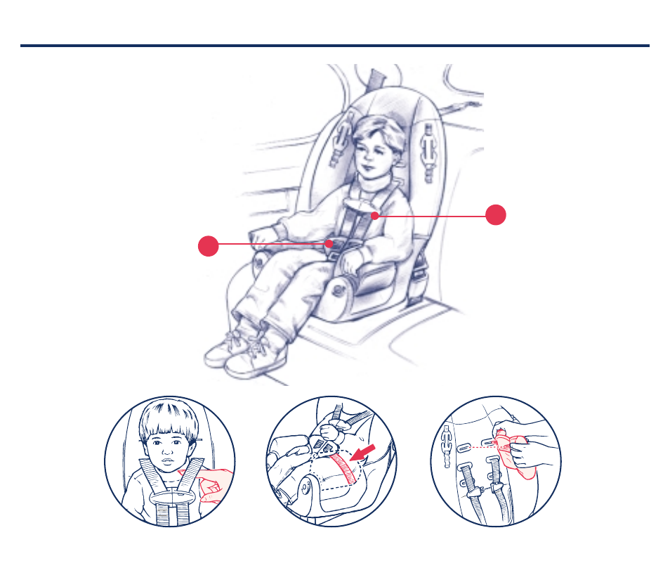 Placing child in car seat, With harness system | Graco PM-1589AB User Manual | Page 11 / 32