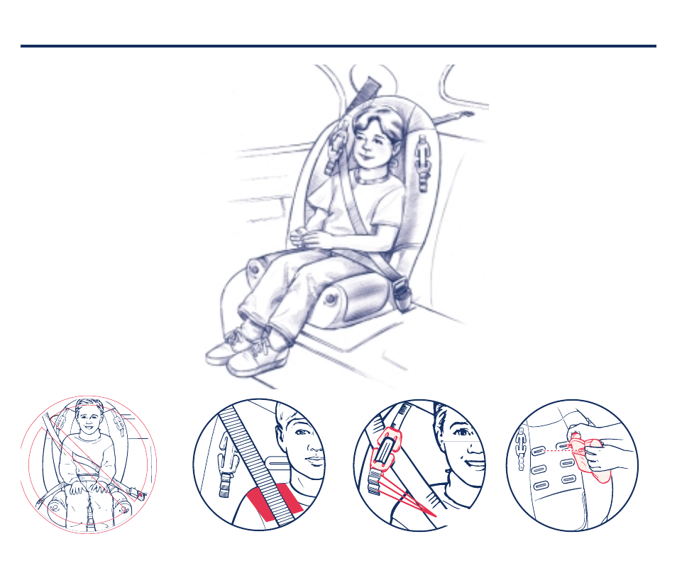 Placing child in car seat, Without harness system | Graco PM-1589AB User Manual | Page 13 / 32